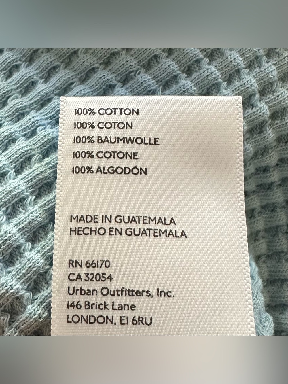 NWT Anthropologie Pilcro Waffle Knit Cropped Shirt XS - Picture 4 of 5